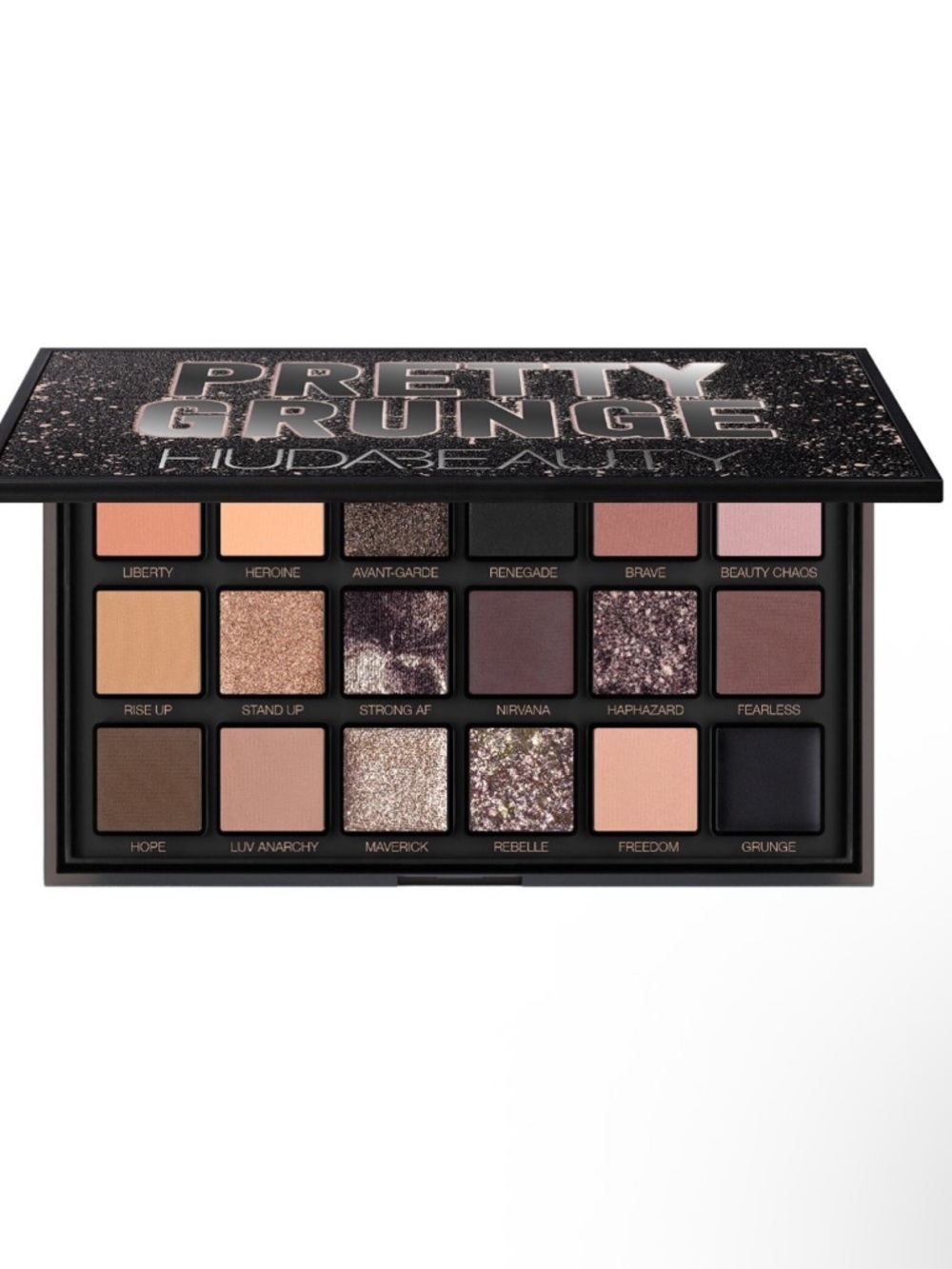 HUDA BEAUTY Pretty Grunge Eyeshadow Palette - Pink, Mauve, Brown & Taupe Tones
